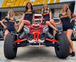 promotional models for atv show