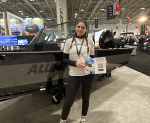 boat show promotional models
