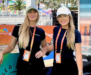 trade show promo models